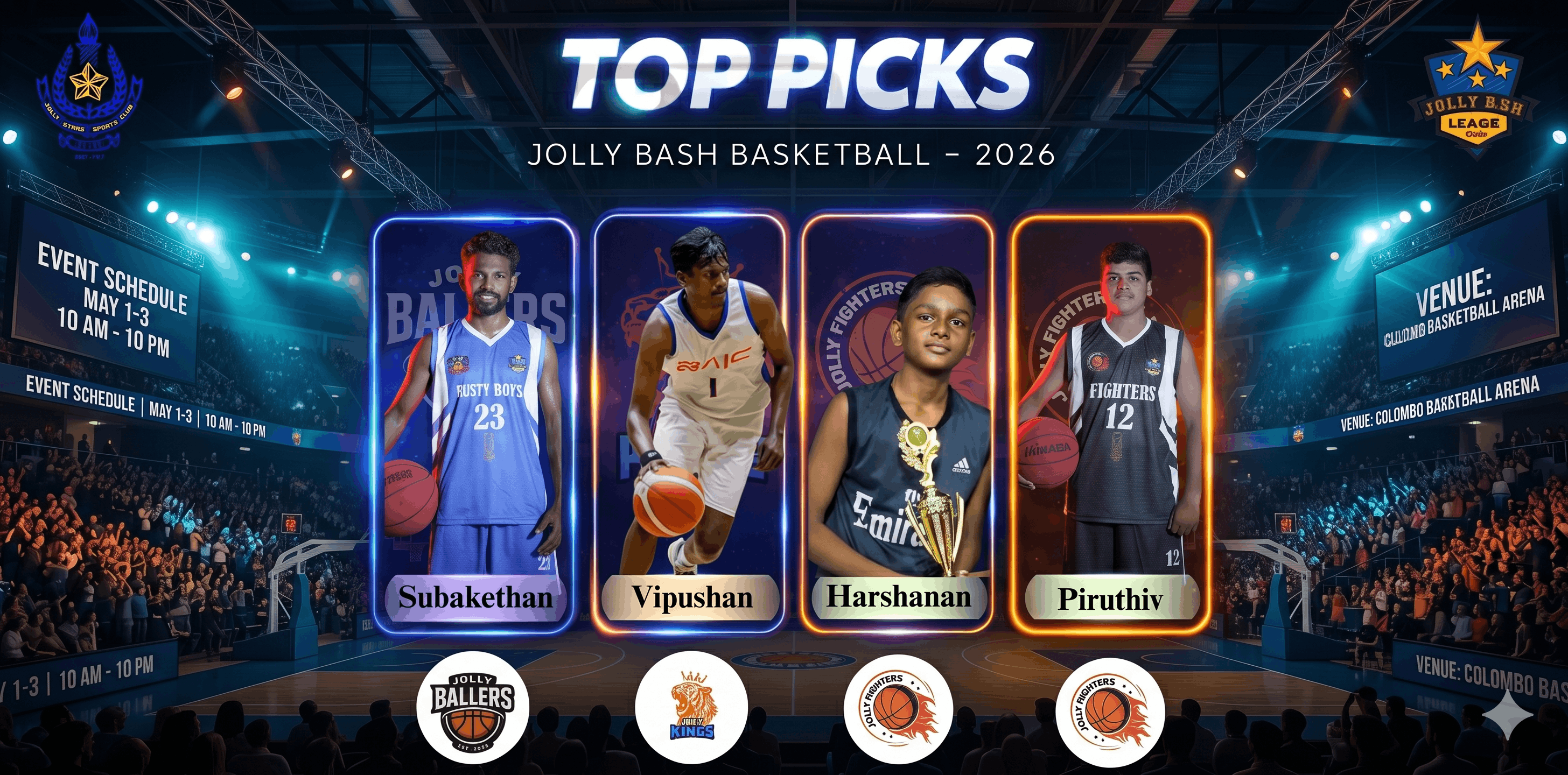 Jolly Bash 2026 Auction Day - Stars Selected, Squads Locked In